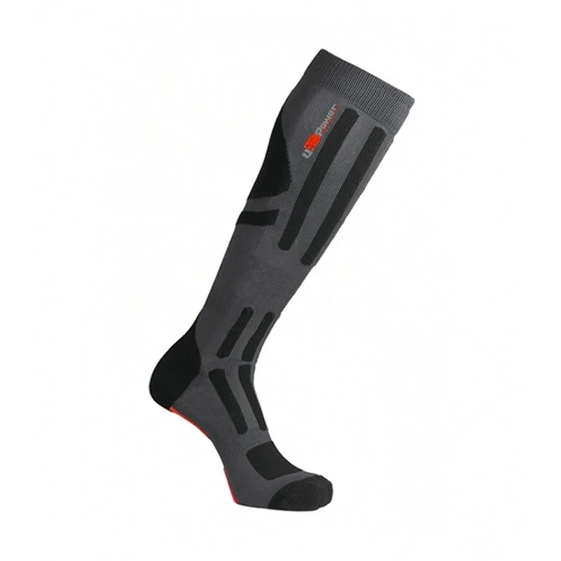 Chaussettes Hautes de Travail Gris Siberian - UPOWER