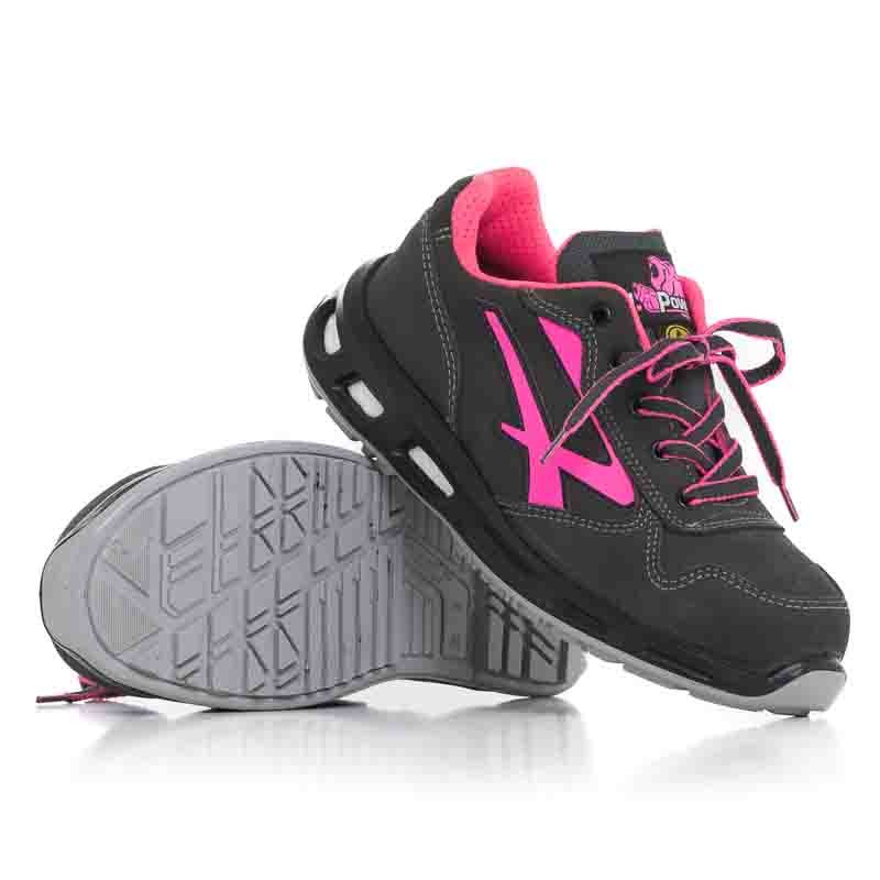 Chaussures de Sécurité Femme Anti-Fatigue CANDY S3 CI SRC Rose - UPOWER - Image 3