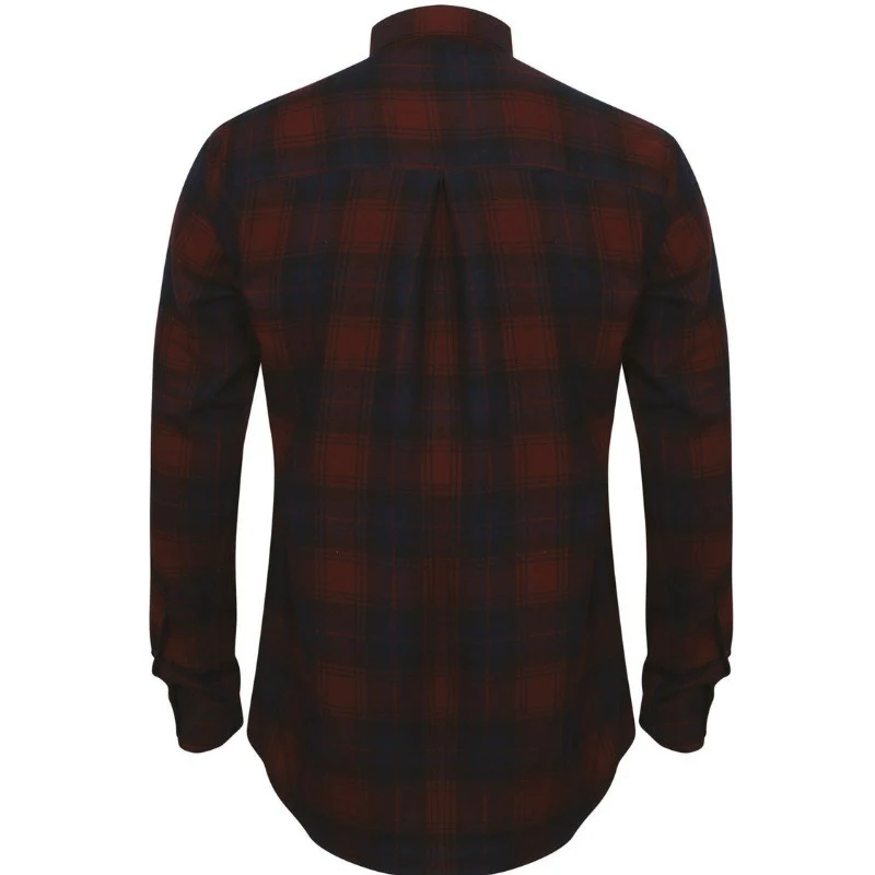Chemise de Serveur à Carreaux Homme Slim - TOPTEX - Image 3
