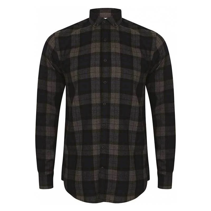 Chemise de Serveur à Carreaux Homme Slim - TOPTEX - Image 6