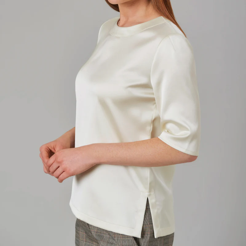 Chemisier Femme Ravenna Crème - BROOK TAVERNER - Image 2
