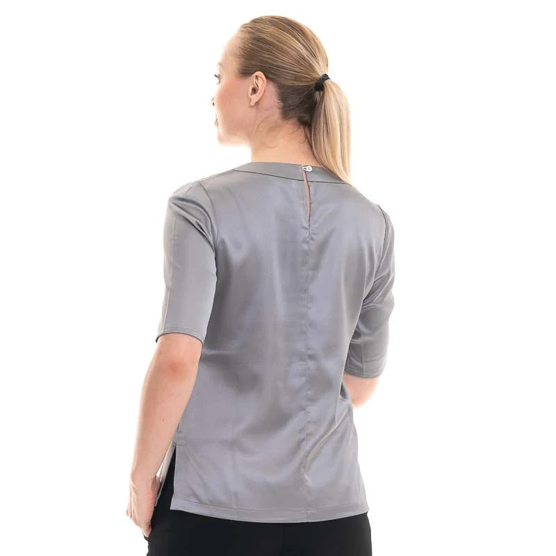 Chemise d'Esthétique Femme Ravenna Gris - BROOK TAVERNER - Image 4