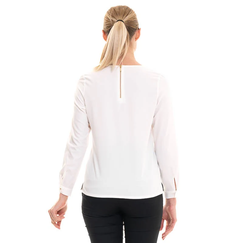 Chemise Femme Manches Longues Riola Crème - BROOK TAVERNER - Image 4
