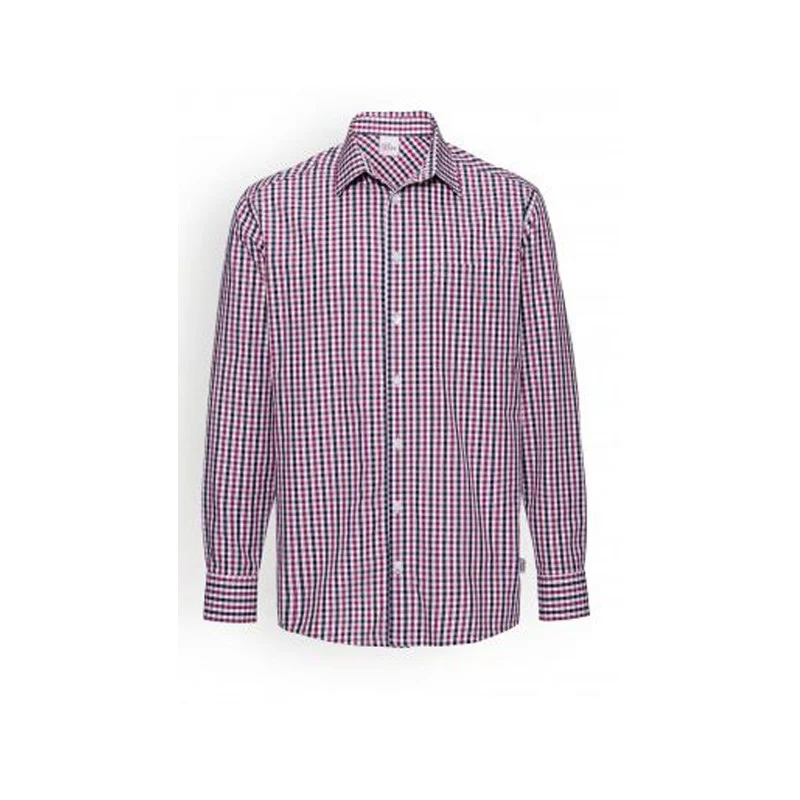 Chemise de Serveur à Carreaux Bleu Rouge Blanc - DESTOCKAGE - PROFI DRESS - Image 3