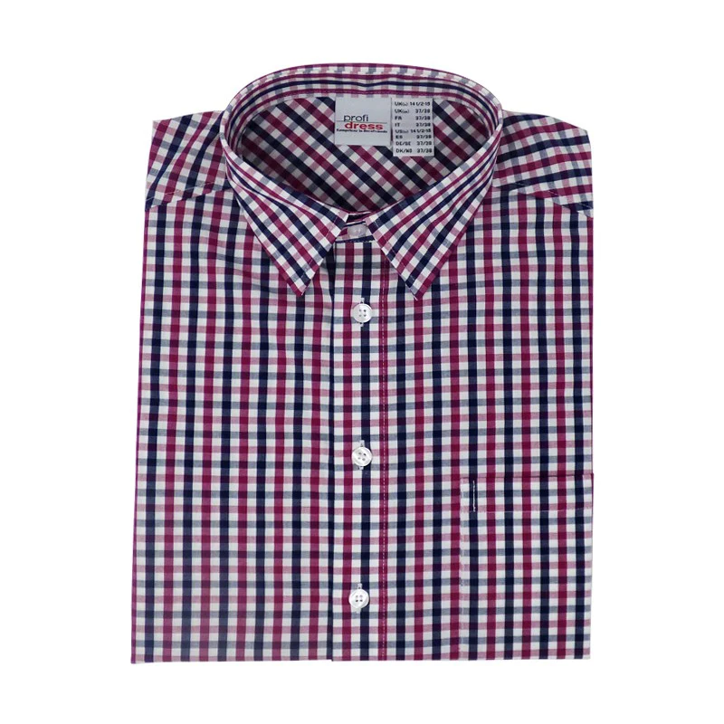 Chemise de Serveur à Carreaux Bleu Rouge Blanc - DESTOCKAGE - PROFI DRESS - Image 5