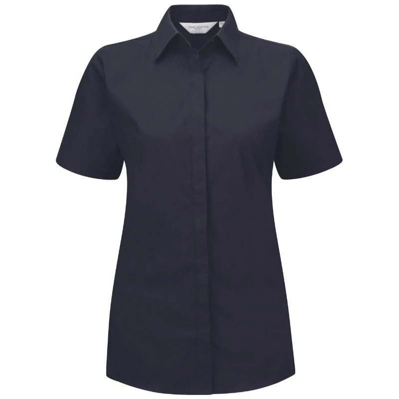Chemise de Service Femme Manches Courtes Ultimate Stretch - RUSSEL BY TOPTEX