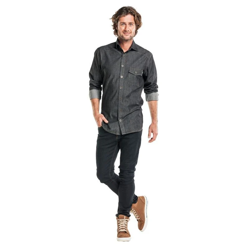 Chemise de Service Homme Denim Anthracite - CHAUD DEVANT - Image 2
