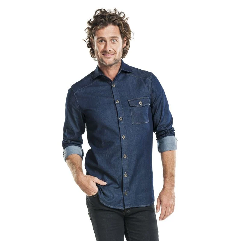 Chemise de Service Homme Denim Anthracite - CHAUD DEVANT - Image 4