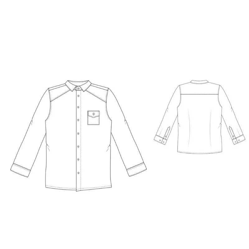 Chemise de Service Homme Denim Anthracite - CHAUD DEVANT - Image 7