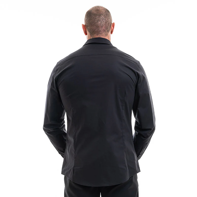Chemise de Service Homme Manches Longues Cattura Noir - LAFONT SERVICE - Image 2