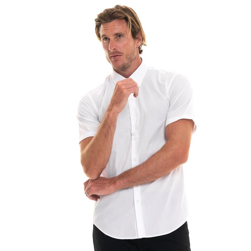 Chemise de Service Manches Courtes Asti Blanc - ROBUR - Image 2