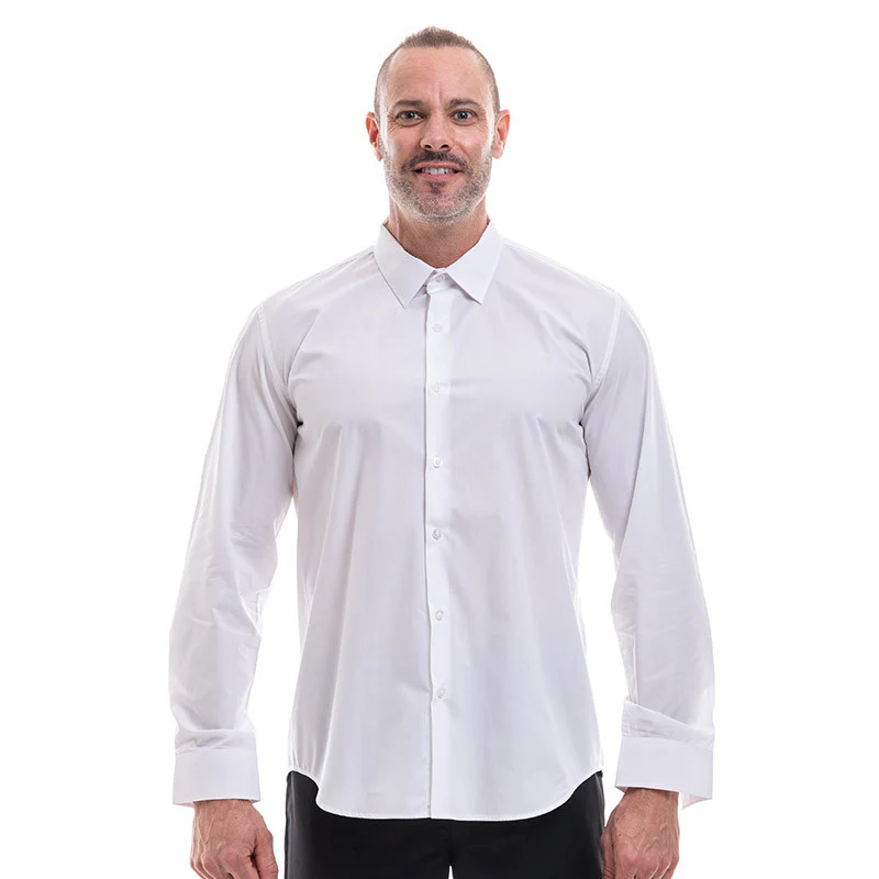 Chemise de Service Manches Longues ASTI Blanc - Robur - Image 4