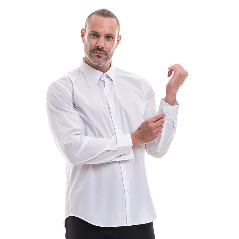 Chemise de Service Manches Longues ASTI Blanc - Robur - Image 5