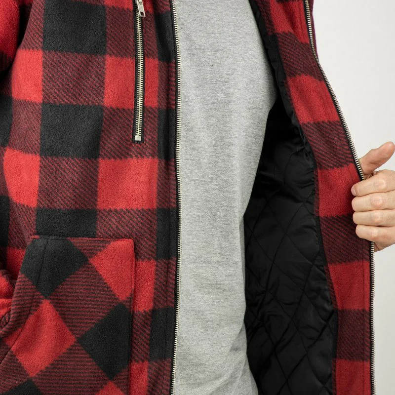 Chemise de Travail Homme Matelassée Épaisse Col Sherpa - LMA - Image 3