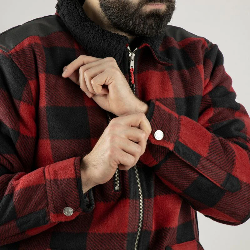 Chemise de Travail Homme Matelassée Épaisse Col Sherpa - LMA - Image 4