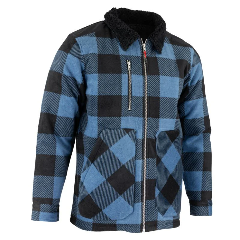 Chemise de Travail Homme Matelassée Épaisse Col Sherpa - LMA - Image 8