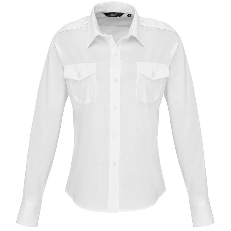 Chemise Femme Manches Longues Pilote - PREMIER - Image 3