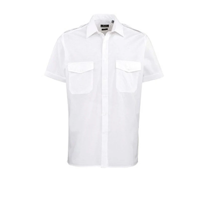Chemise Homme Manches Courtes Pilote - PREMIER - Image 3