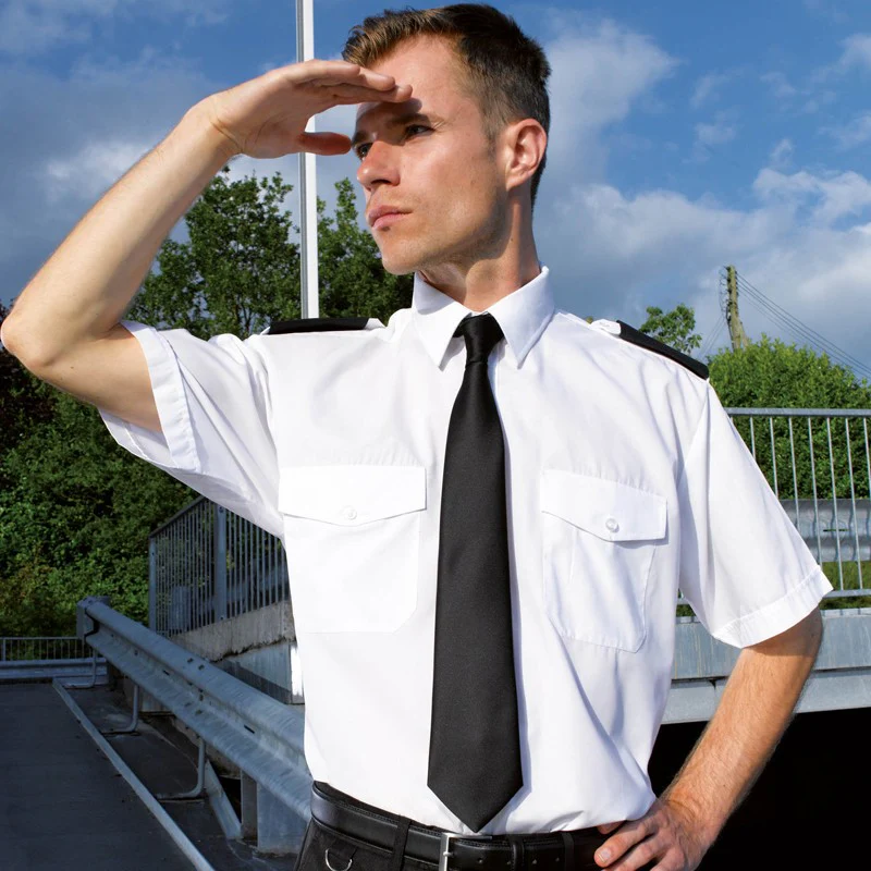 Chemise Homme Manches Courtes Pilote - PREMIER - Image 4