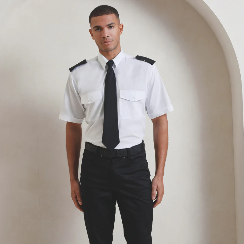 Chemise Homme Manches Courtes Pilote - PREMIER - Image 5