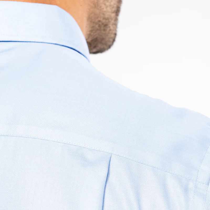 Chemise Homme Micro-Sergé Manches Courtes - KARIBAN - Image 12