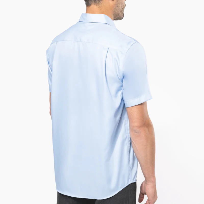 Chemise Homme Micro-Sergé Manches Courtes - KARIBAN - Image 14