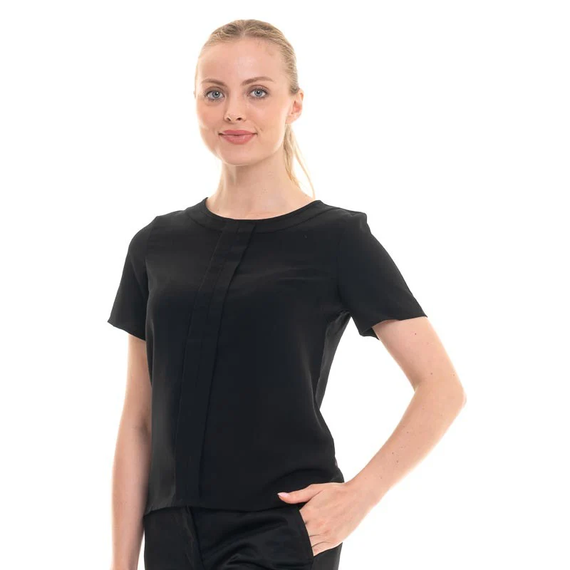Chemise Femme Manches Courtes Verona Noir - BROOK TAVERNER - Image 3