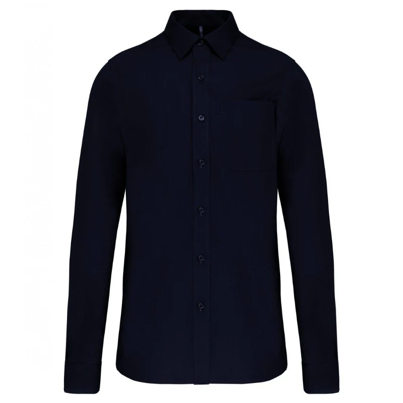 Chemise de Serveur Bleu Marine - KARIBAN