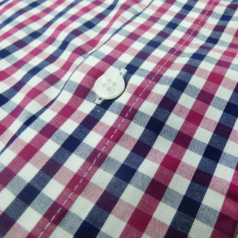 Chemisier à Carreaux Bleu Rouge Blanc DESTOCKAGE - PROFI DRESS - Image 3