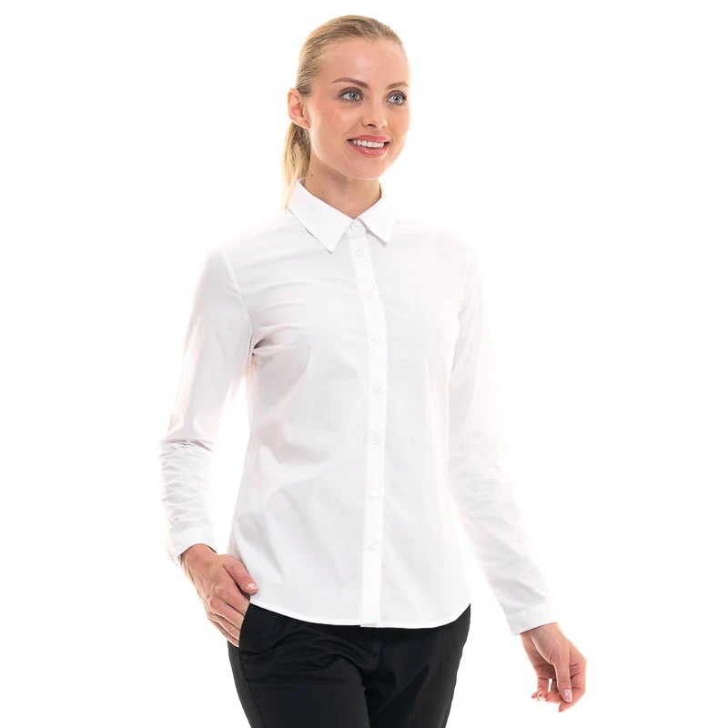Chemisier de Service Blanche Femme Manches Longues Chenin - LAFONT SERVICE - Image 3