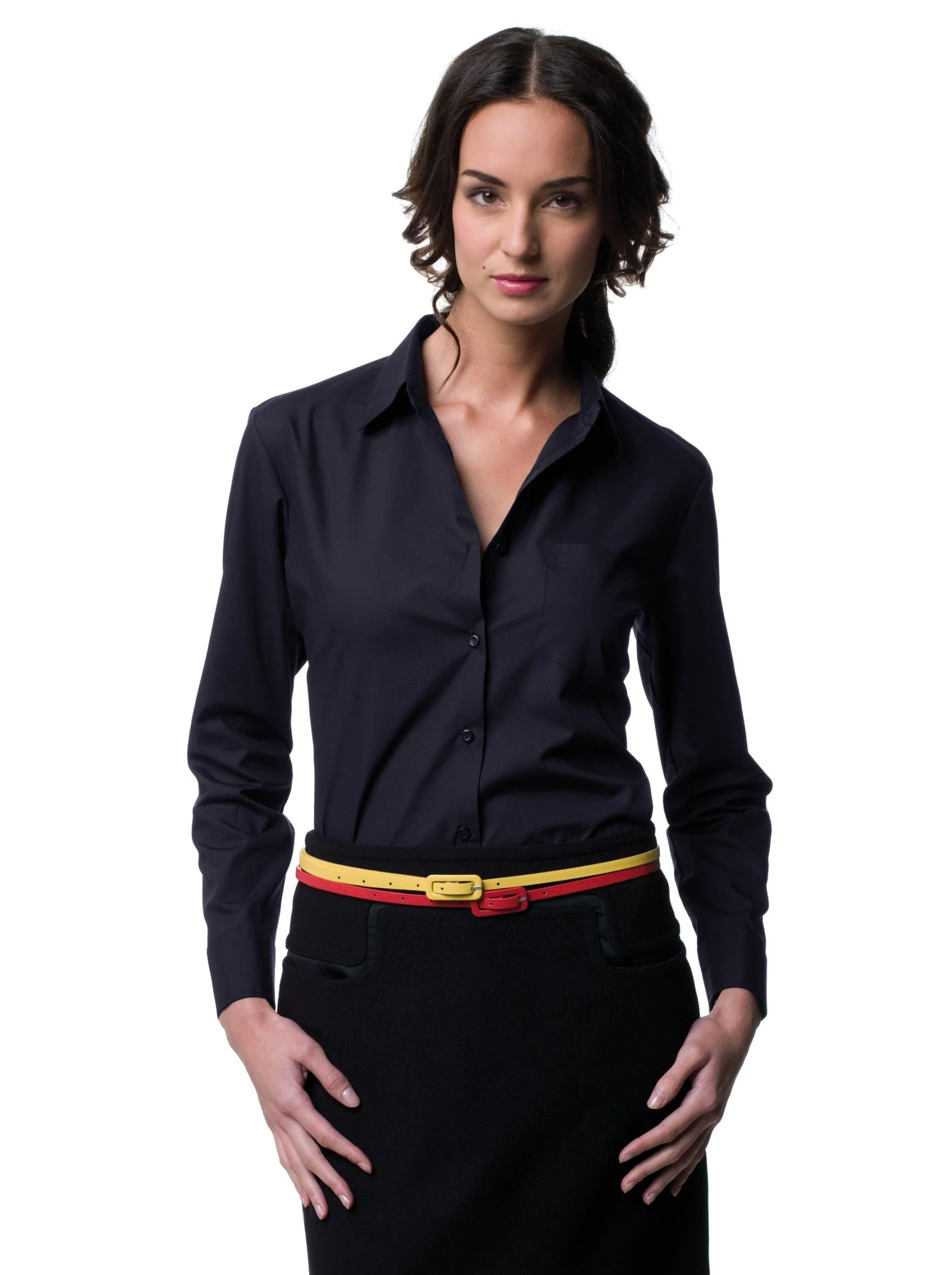 Chemisier de Service Femme Noir - KARIBAN - Image 11