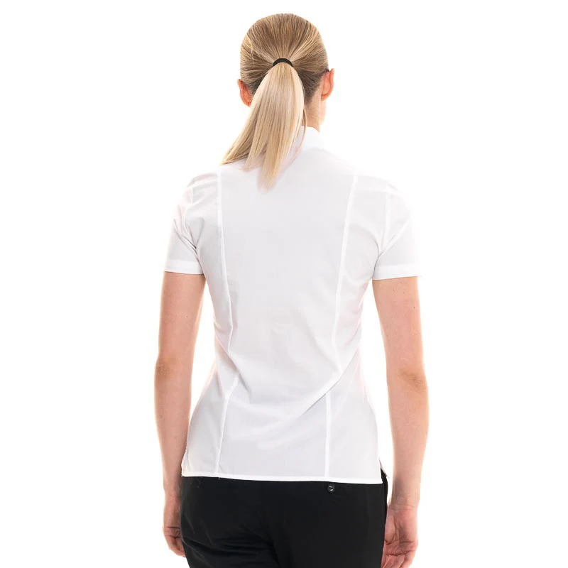 Chemisier de Service Femme Manches Courtes TERA Blanc - ROBUR - Image 4