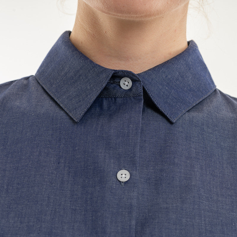 Chemisier de Service Femme Malte 100% Coton Denim - LAFONT SERVICE - Image 9