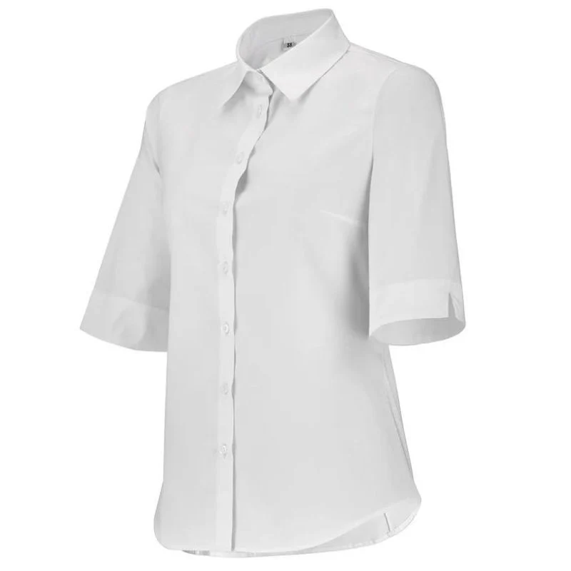 Chemisier Femme Manches Courtes Marsanne Blanc - LAFONT SERVICE - Image 6