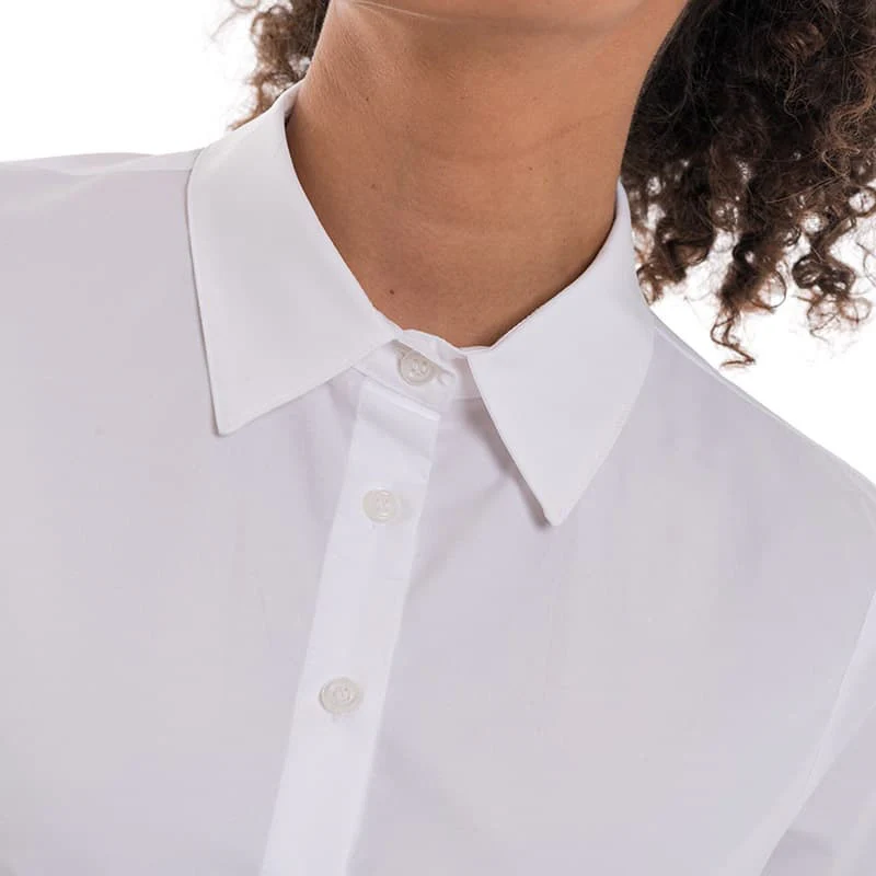 Chemisier Femme Manches Courtes Marsanne Blanc - LAFONT SERVICE - Image 7