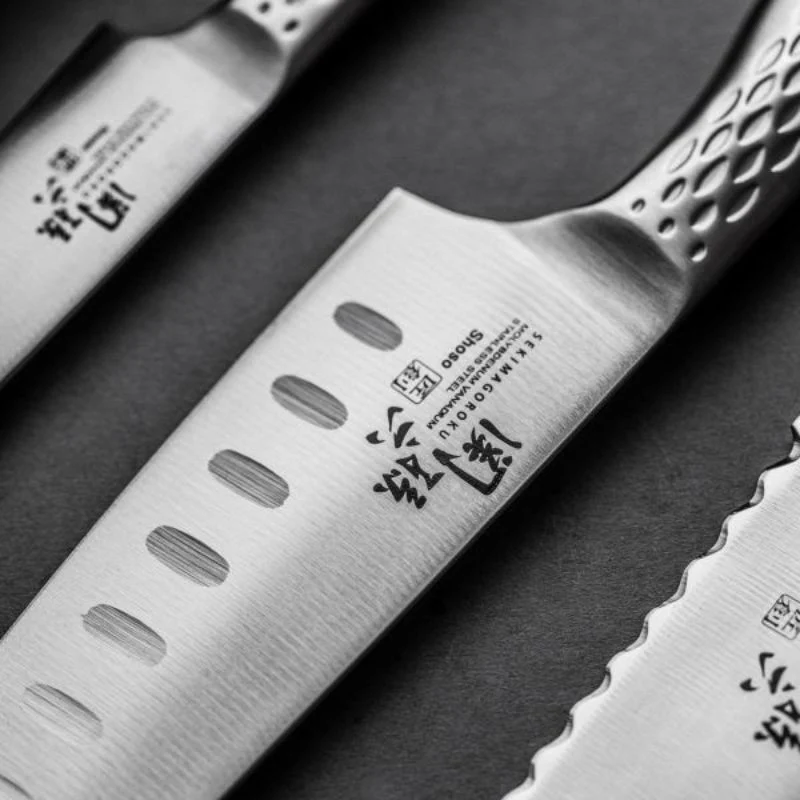 Coffret 3 Couteaux Japonais Office + Utilitaire + Chef Seki Magoroku - KAI - Image 2