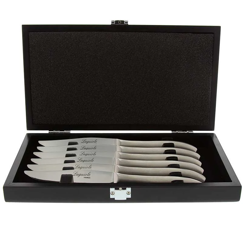 Coffret 6 Couteaux Laguiole Monobloc Forgé - PRADEL