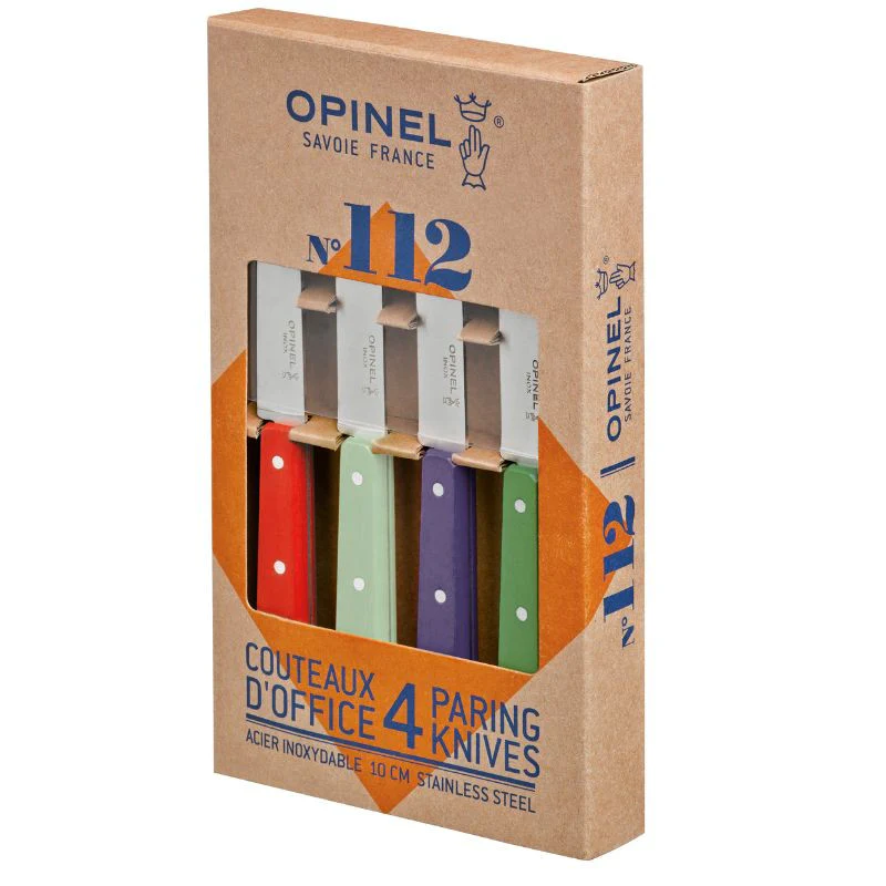 Coffret Couteaux de Cuisine 4 Office Lame Inox Manche Bois Coloris Paysage – OPINEL - Image 3