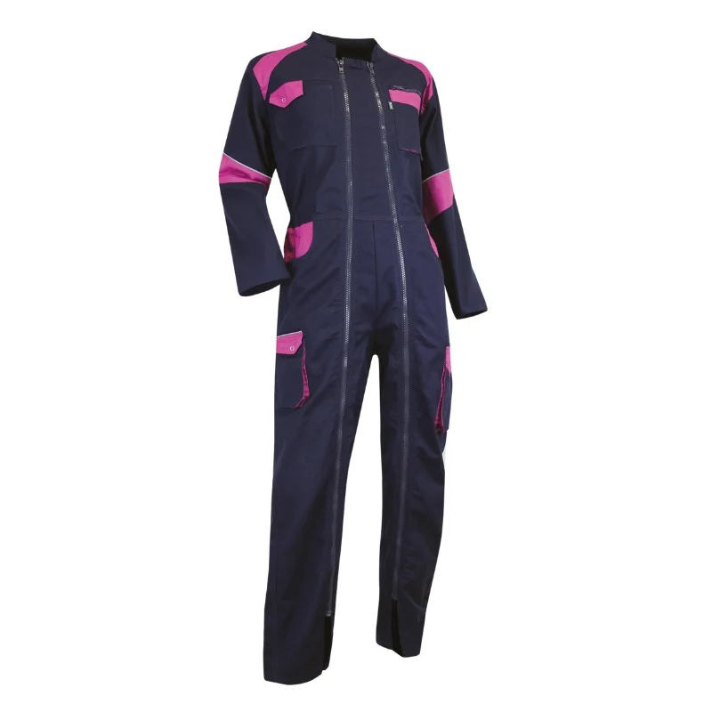 Combinaison de Travail Femme Bicolore Double Fermeture Orge - LMA