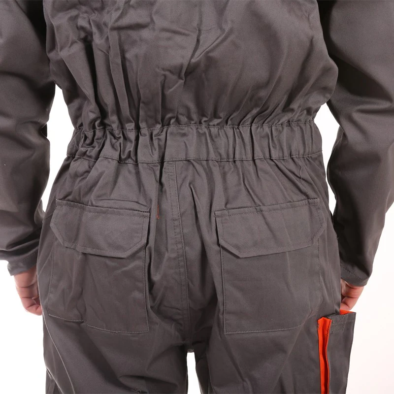Combinaison de Travail Homme Gris et Orange - EUROPROTECTION - Image 5