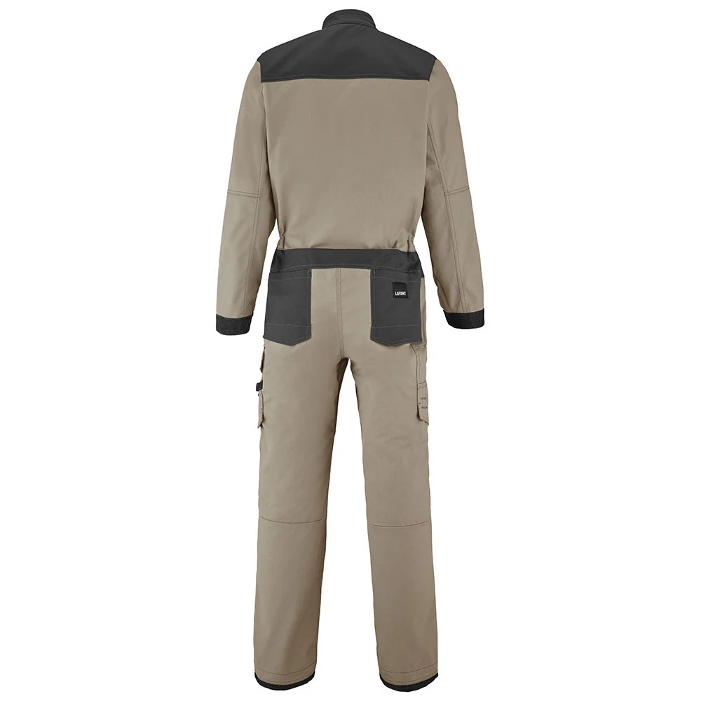 Combinaison de Travail 2 Zip Wire Beige/Gris Charcoal - ADOLPHE LAFONT - Image 3
