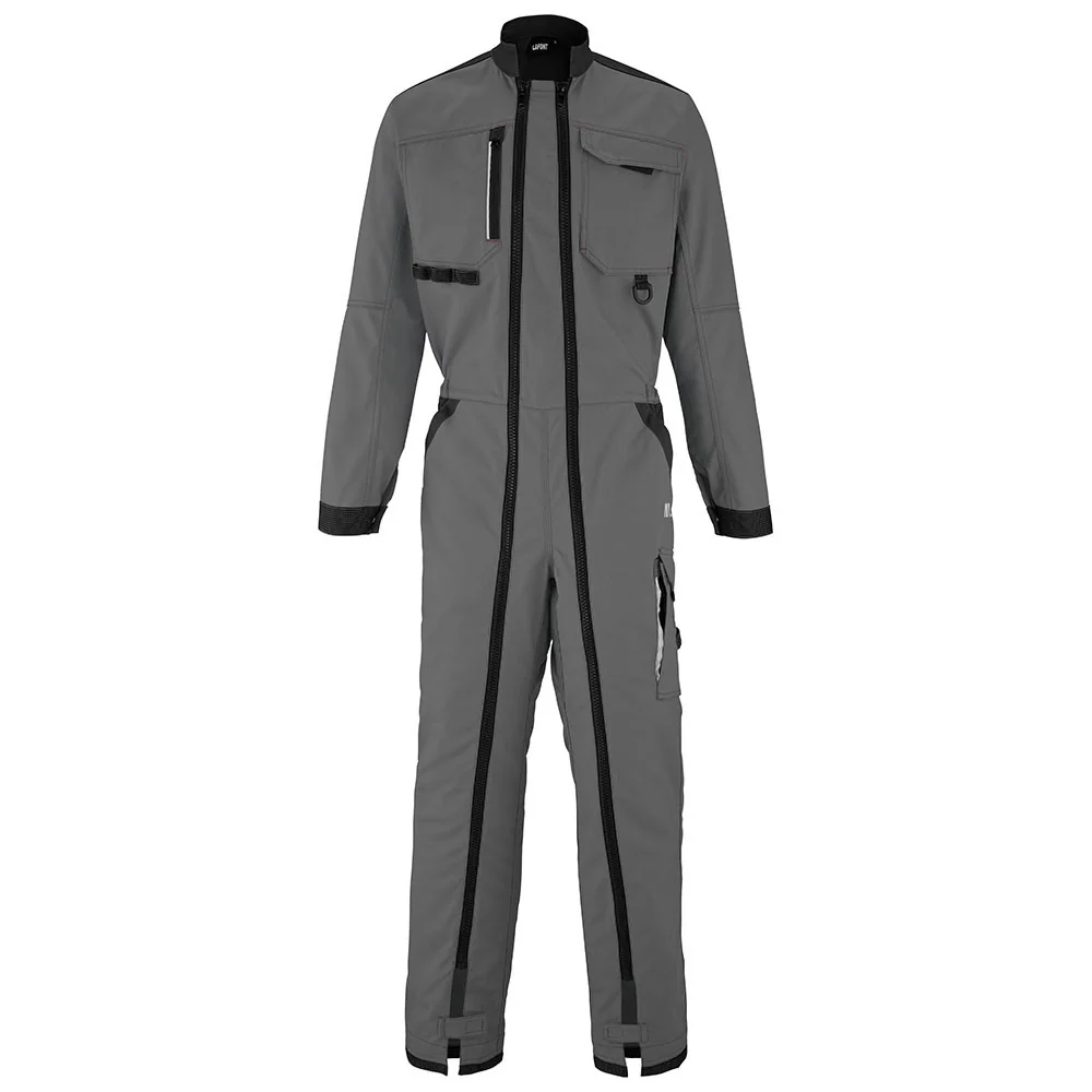 Combinaison de Travail 2 Zip Wire Gris Charcoal / Noir - ADOLPHE LAFONT