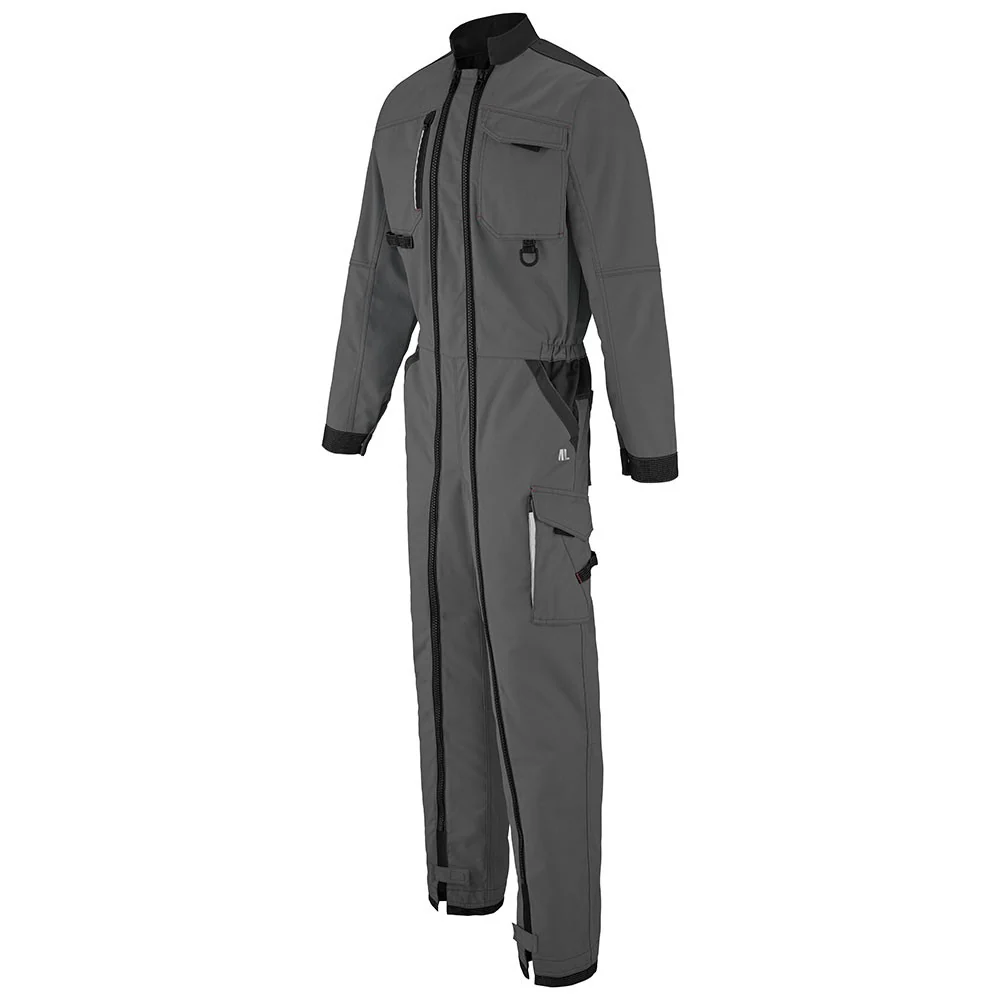 Combinaison de Travail 2 Zip Wire Gris Charcoal / Noir - ADOLPHE LAFONT - Image 2