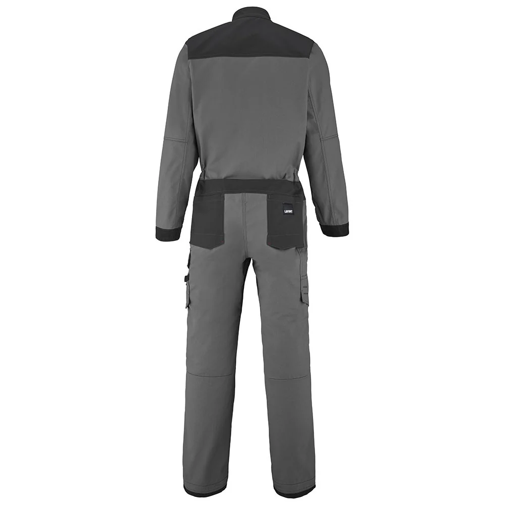 Combinaison de Travail 2 Zip Wire Gris Charcoal / Noir - ADOLPHE LAFONT - Image 3