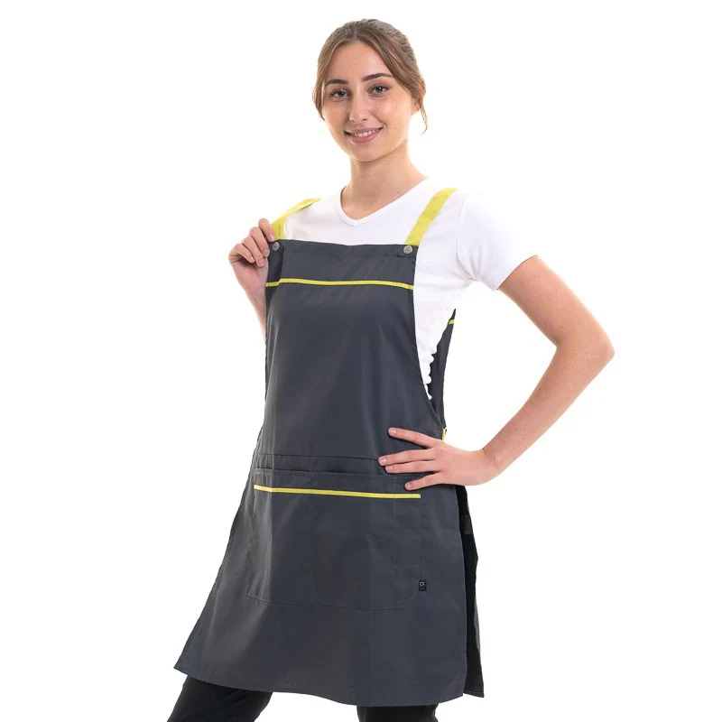 Chasuble de Cuisine Ezac Beige et Moka - ROBUR - Image 8