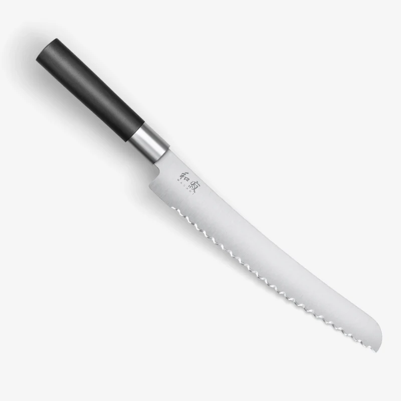 Couteau à Pain Dentelé 23cm WASABI BLACK - KAI