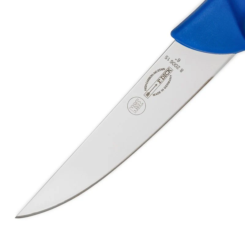 Couteau à Saigner Ergogrip Bleu Pointe Relevée 15cm - DICK - Image 3
