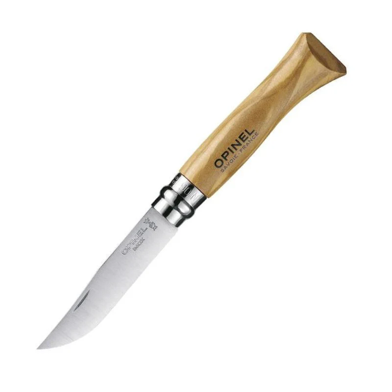 Couteau Tradition Luxe N°6 Lame 7cm Manche Bois Olivier - OPINEL