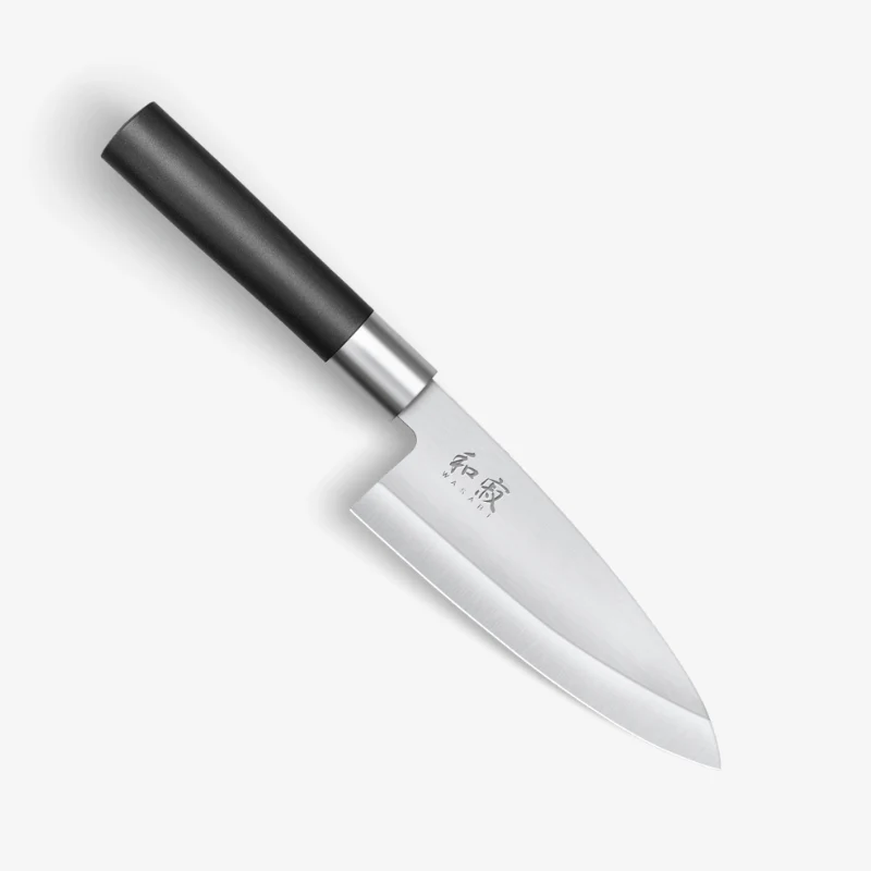 Couteau Japonais Deba 15cm WASABI BLACK - KAI