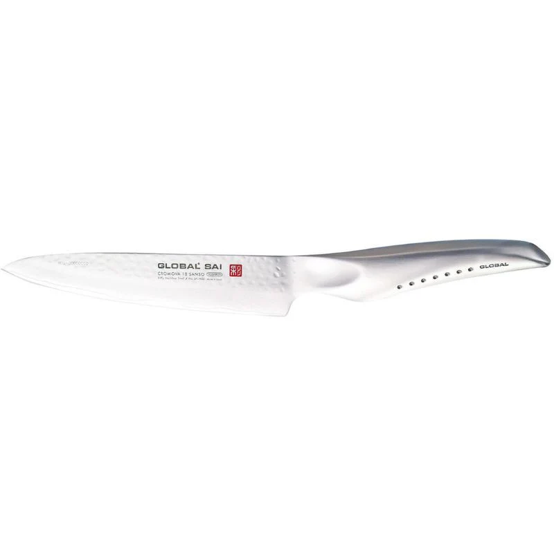 Couteau Japonais Tous Usages Lame Rigide 15cm SAI-M02 - GLOBAL